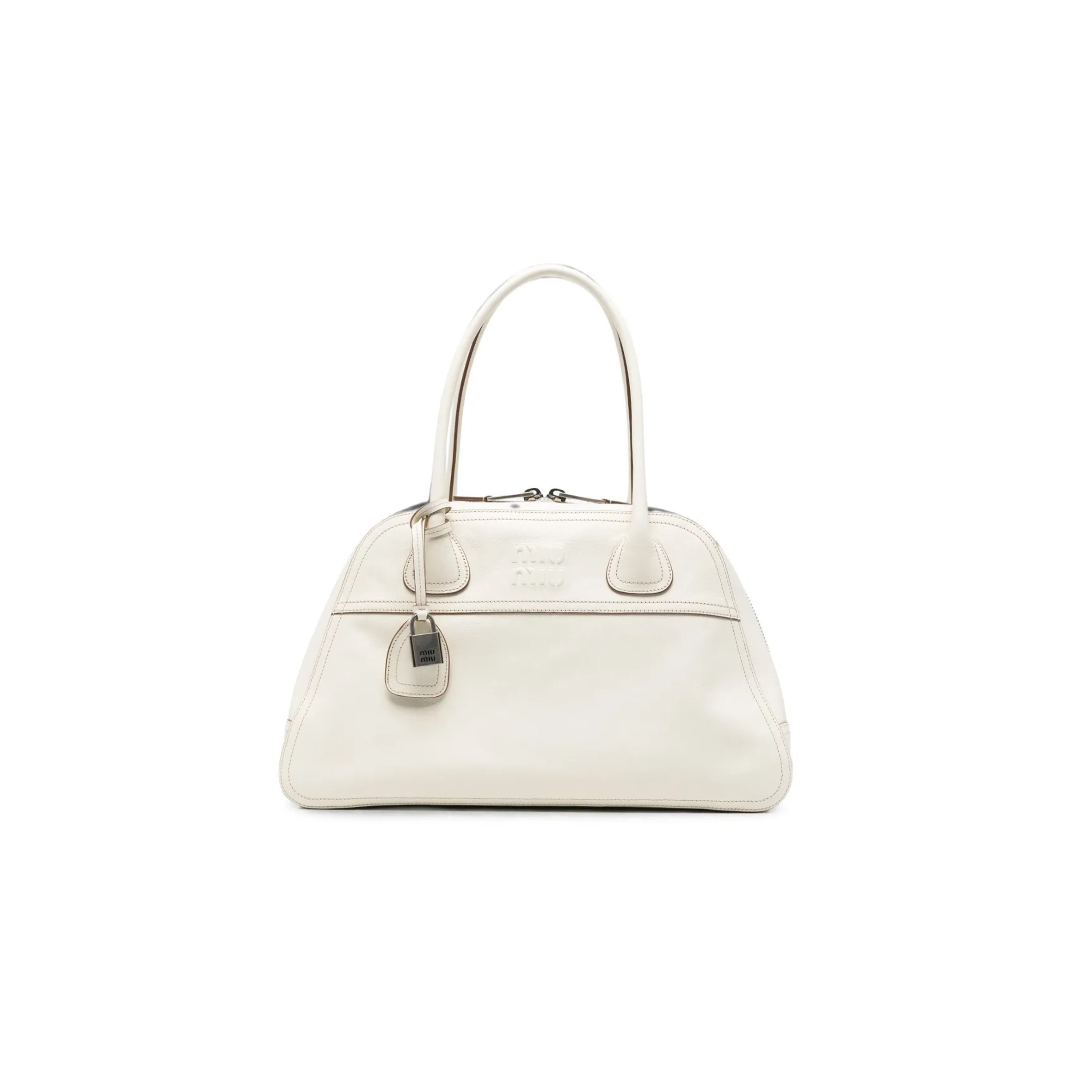 MIU MIU VIVANT LEATHER BOWLING 5BB196 (40*24*13cm)